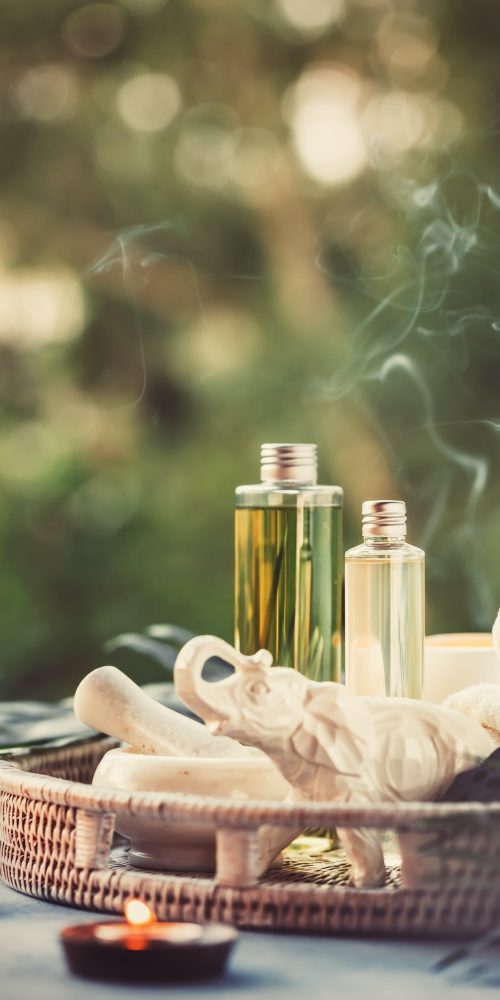 Spa Setting outdoor.